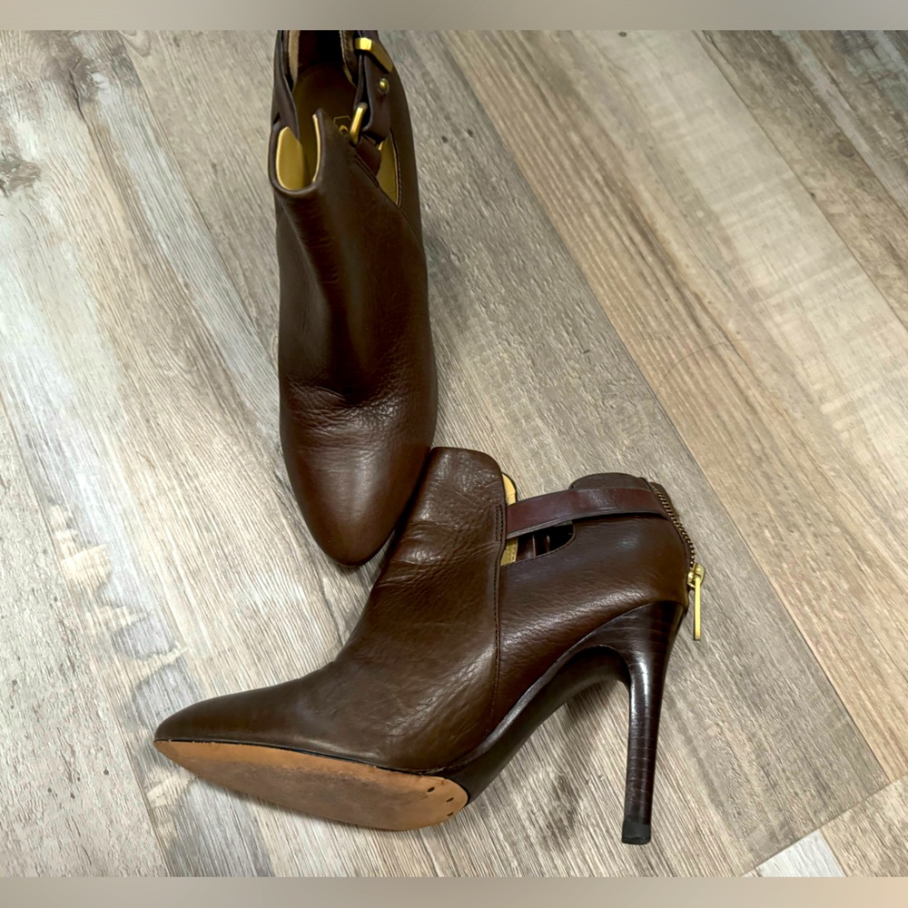 Coach brown booties